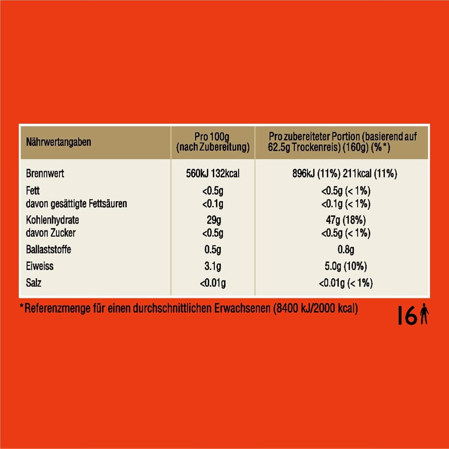 Ben's Original Basmatireis, 10 Minuten im Beutel kochen, 6 Packungen (6 x 1 kg)