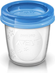 Philips Avent Austellungssystem Für Muttermilch, Becher Inklusive Deckel, Adapter (Modell SCF618/10) Zubehör Essen und Stillen Bebe Naty Shop