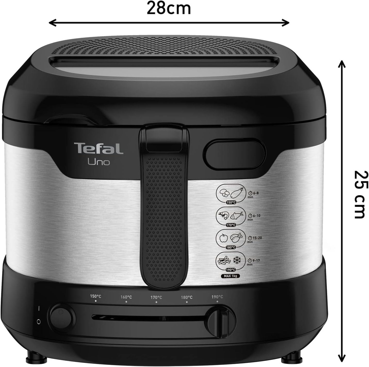 Fritteuse Tefal Uno M FF215D, 1470 Watt, Kapazität: 1 kg Naty Shop Appliances