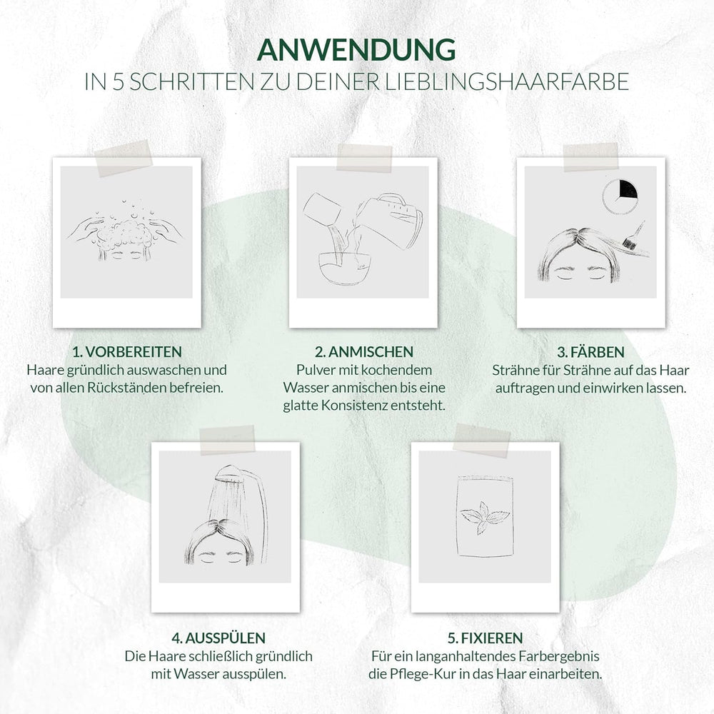 LOGONA Natural Cosmetics Vopsea de păr hrănitoare pe bază de plante, vopsea de păr vegană pudră cu henna organică pentru culoare intensă și strălucire, vopsea de păr pe bază de plante în blond cupru (blond), 1 x 100g Vopsea pentru par Naty Shop