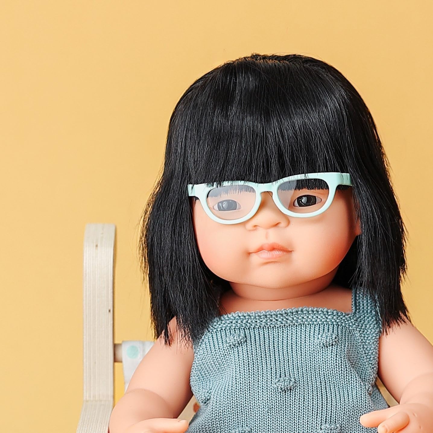 Miniland Dolls Brille für 38cm Puppen, türkis