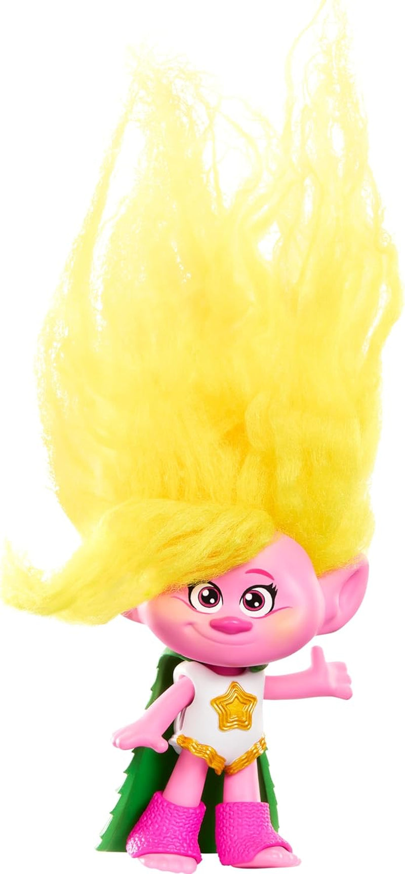 Mattel DREAMWORKS TROLLS Together Strong – Queen Poppy, Viva, Branch, Guy Diamond mit Tiny Diamond mit Plüschhaar und 5 Gelenken, für Kinder ab 3 Jahren, HNF07 Naty Shop Viva Dolls