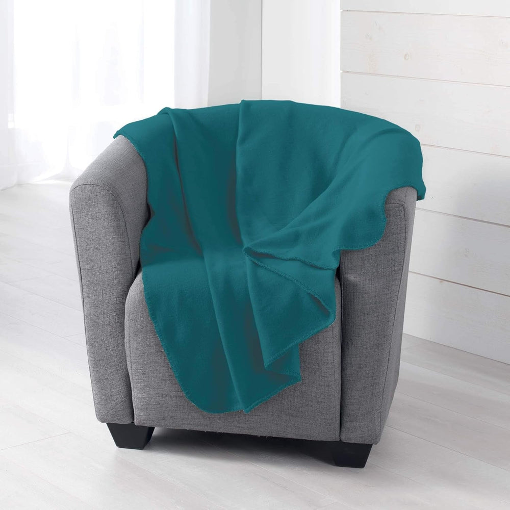 Douceur D'Intérieur, Milou pătură fleece antic roz, 125 X 150 Cm Paturi si Cuverturi Douceur d'IntÃ©rieur Albastru 125 X 150 Cm