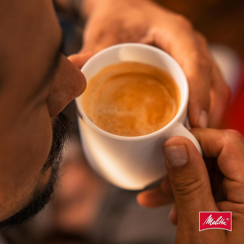 Melitta Auslese Filter-Kaffee 500g, Ganze Kaffee-Bohnen, Bohnen für Filterkaffeemaschinen, starke Röstung, geröstet in Deutschland