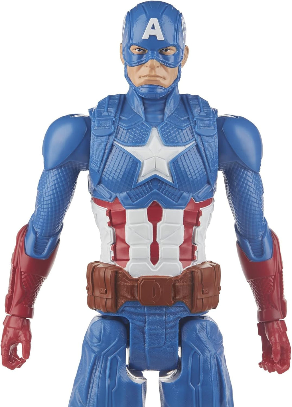 Marvel Avengers Titan Hero Series Blast Gear Captain America Action Figure, jucărie mare de 30 cm, pentru copii cu vârsta peste 4 ani, albastru Action figures Naty Shop