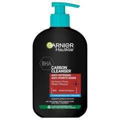 Garnier Charcoal Cleanser Gesichtsreinigungsgel gegen Mitesser und Pickel, 250 ml, Dusche und Bad, Naty Shop