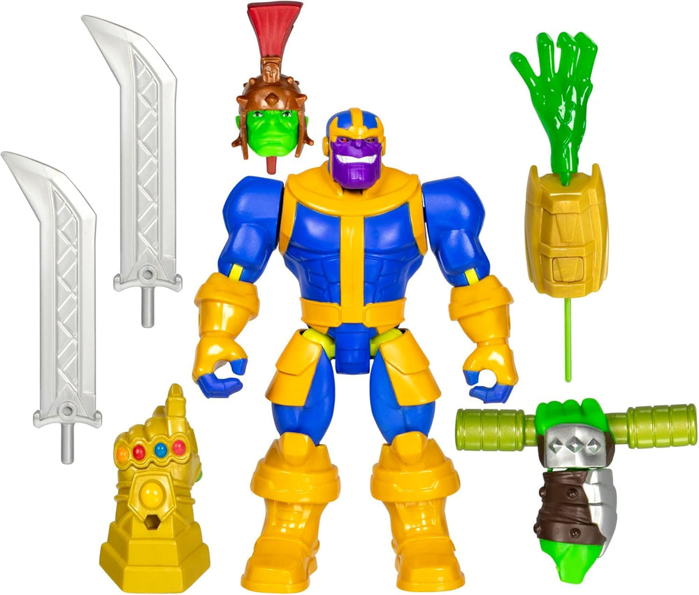 Mixmashers Marvel Captain America Avengers Mix-and-Match-Actionfigur und Zubehör Actionfiguren Naty Shop Thanos