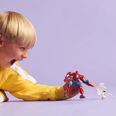 LEGO Marvel Spider-Man Mech Vs. Anti-Venom – Superhelden-Spielzeug mit 2 Minifiguren – Actionfigur mit beweglichen Armen, Beinen und Fingern – Geschenk für Jungen und Mädchen ab 6 Jahren. 76308 Besuche den LEGO-Store Bausets