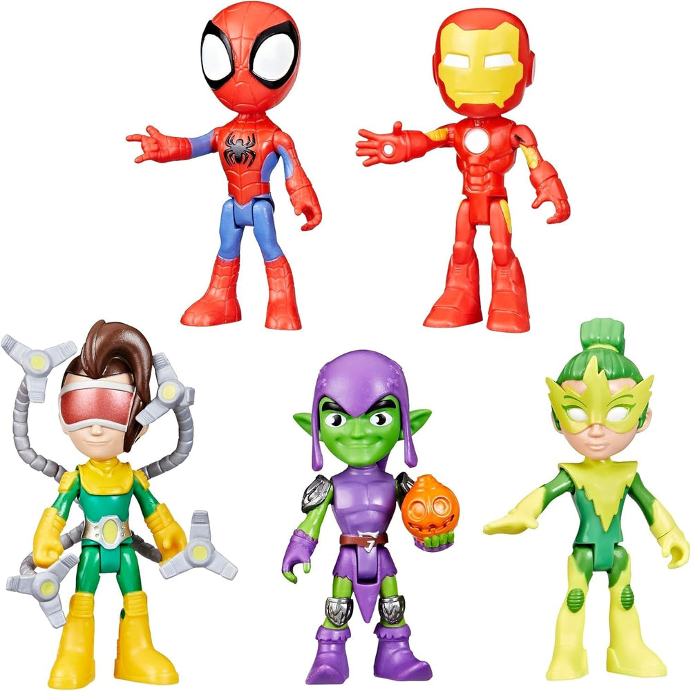 Hasbro Spidey und seine fantastischen Freunde Masked Heroes Multipack 10 cm große Actionfiguren für Kinder ab 3 Jahren F1486 Actionfiguren Naty Shop Friends N Foes