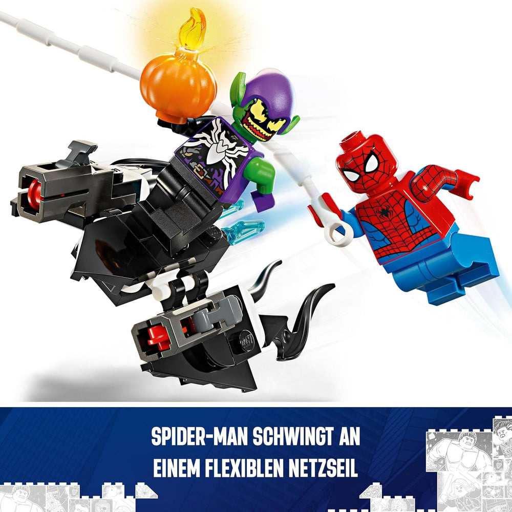 LEGO | Marvel Spider-Mans Rennauto & Venom Green Goblin - Spidey Spielzeug für Rollenspiele mit Superhelden Figuren und baubarem Auto - Geschenk für Kinder - Jungen und Mädchen ab 7 Jahren 76279
