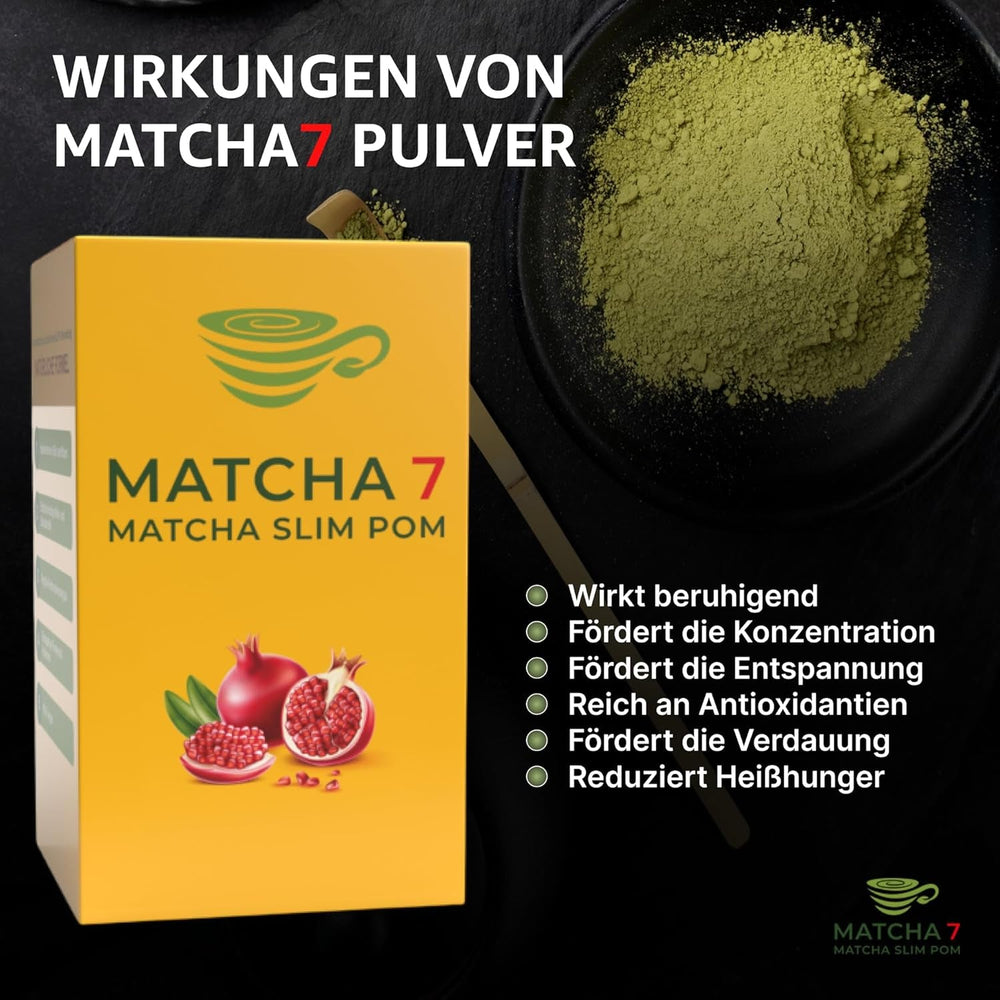 ® Ceremonial Matcha Pulbere X Rodie 100G [Susține slăbirea și metabolismul] - Ceai verde pentru un stil de viață activ și sănătos - Ceai verde fără aditivi (pur și natural)