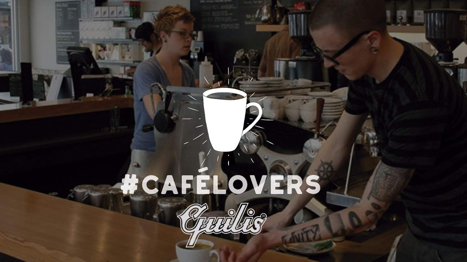 CAFES GUILIS SINCE 1928 AMANTES DEL CAFÉ Arabica Black Blend Kaffeebohnen 1 kg Kaffee Naty Shop