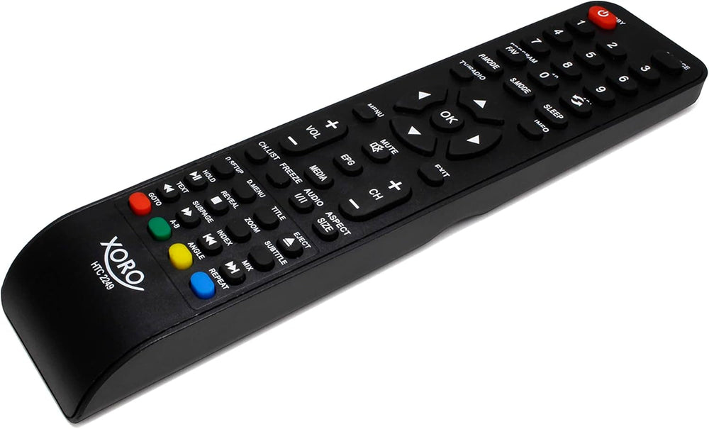 Televizor LCD Xoro HTC 2249 de 21,5" (55 cm) cu tuner triplu HDTV, player DVD integrat, player media USB 2.0, slot CI+, conexiune 12V, negru