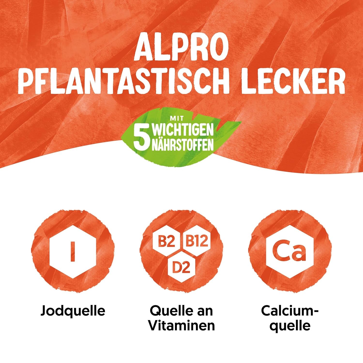 Alpro Sojadrink – Vegan und milchfrei – Von Natur aus laktosefrei und fettarm – Reich an pflanzlichen Proteinen, inhalt Calcium und Vitamine – 8 x 1 L – Haltbar