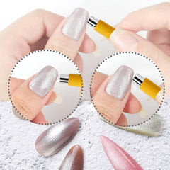 14 Stück Nail Art Werkzeug Magnetstift DIY Magic 3D Magnet Stick Set Verwendung Mit Cat Eye Gel Pulver Oder Nagellack - Magnetische Stift Katze Eye Pen Für Ideal Katzenaugen Magische Effekt