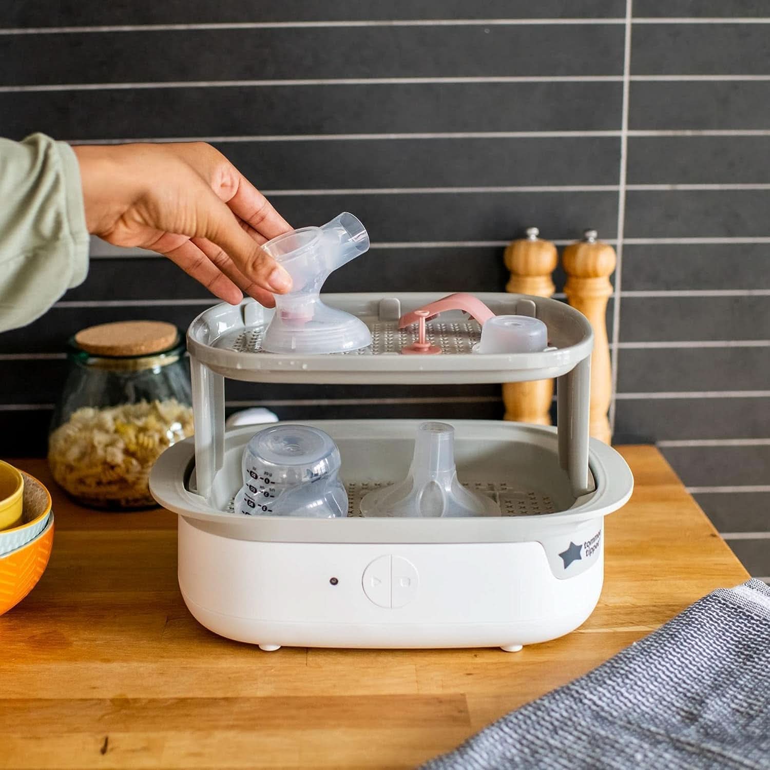 Tommee Tippee Made for Me Einzigartige elektrische Milchpumpe, starke Saugkraft Zubehör Essen und Stillen Bebe Naty Shop