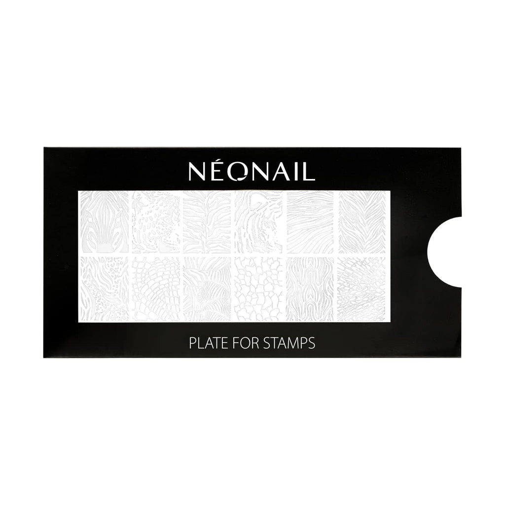 NÉONAIL Nagel Stempel Mit Schaber - Nägel Selber Machen - Nail Art Stamper - Nageldesign Für Nagel Schablone - French Nails Stempel - Silikon Nagelstempel