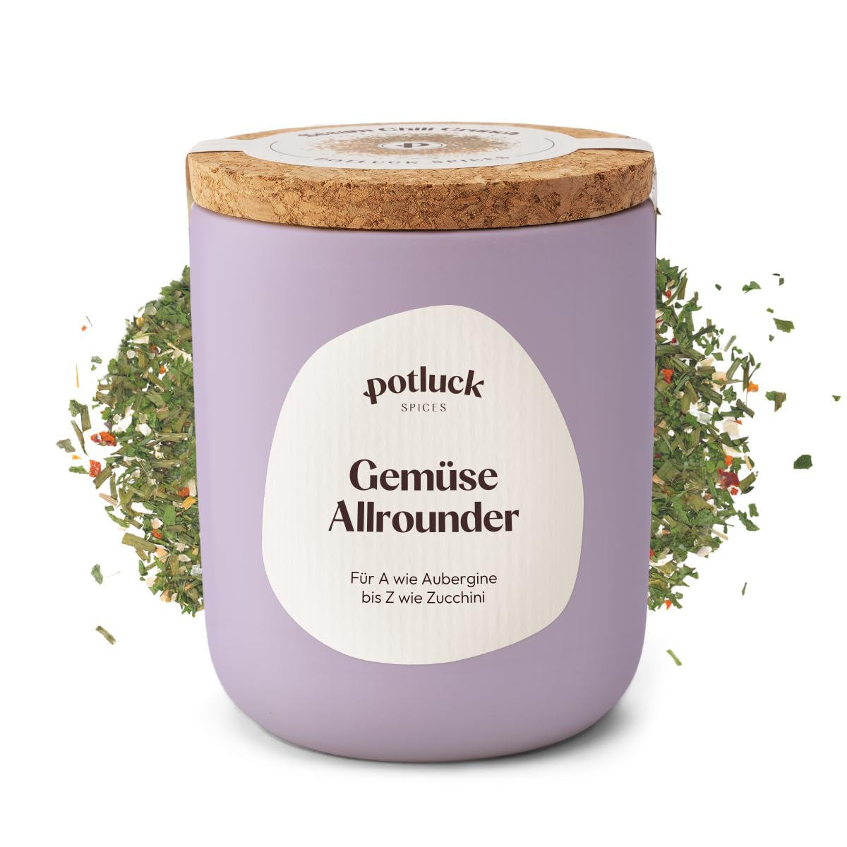 Potluck | Stullen Spice | Gewürzzubereitung im Keramiktopf | 60 g | Vegan, glutenfrei und mit natürlichen Inhaltsstoffen