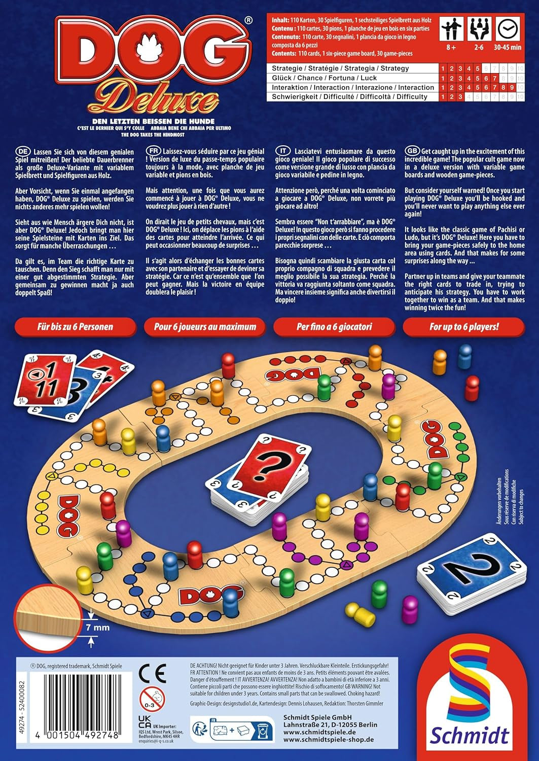 Schmidt Spiele 49274 Hund Deluxe, Familienspiel