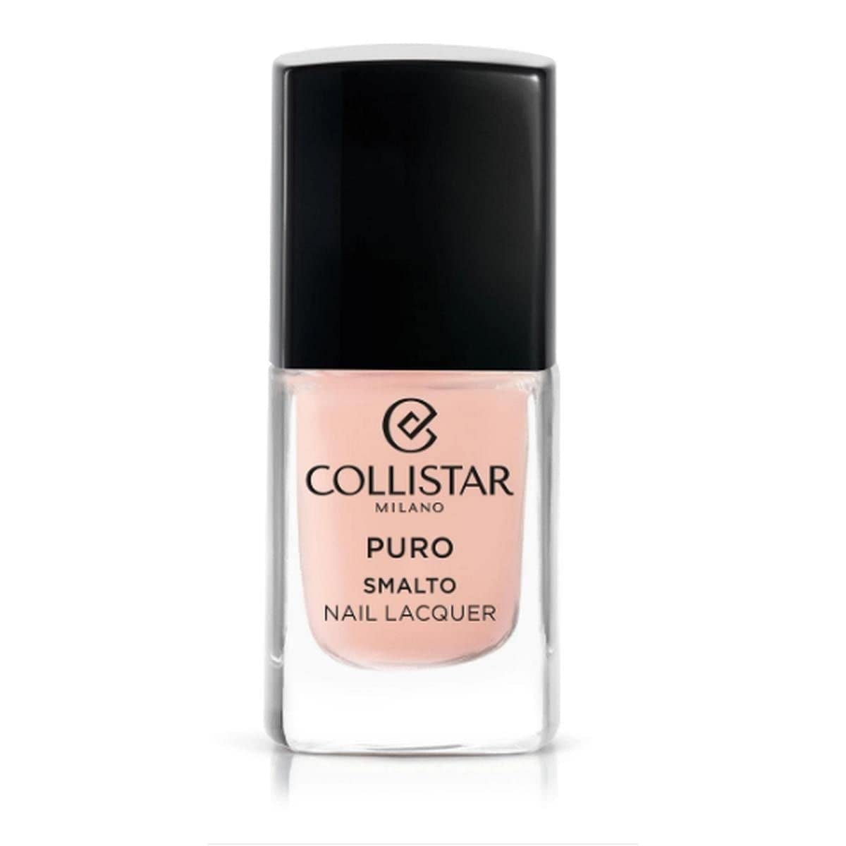 Lac de unghii Collistar Puro, ojă de lungă durată cu un finisaj strălucitor, nr. 513 Neutro greench, 10 ml
