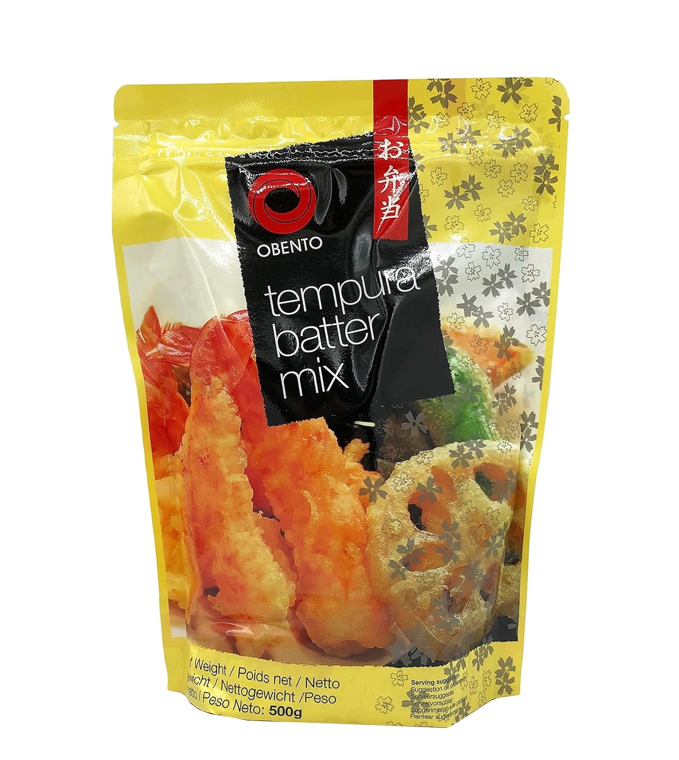 Tempura Teigmischung Tempura Back-Frittiermischung, 500 Gramm Mischung zum Backen und Kochen Naty Shop