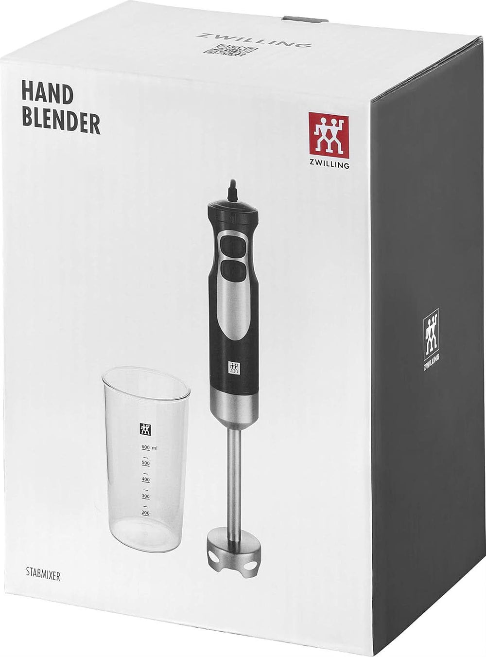 ZWILLING Standmixer, inkl. 600 Messbecher, 550 Watt, 18/8 Edelstahl, Edelstahl/Schwarz Mutter und Kind Naty Shop