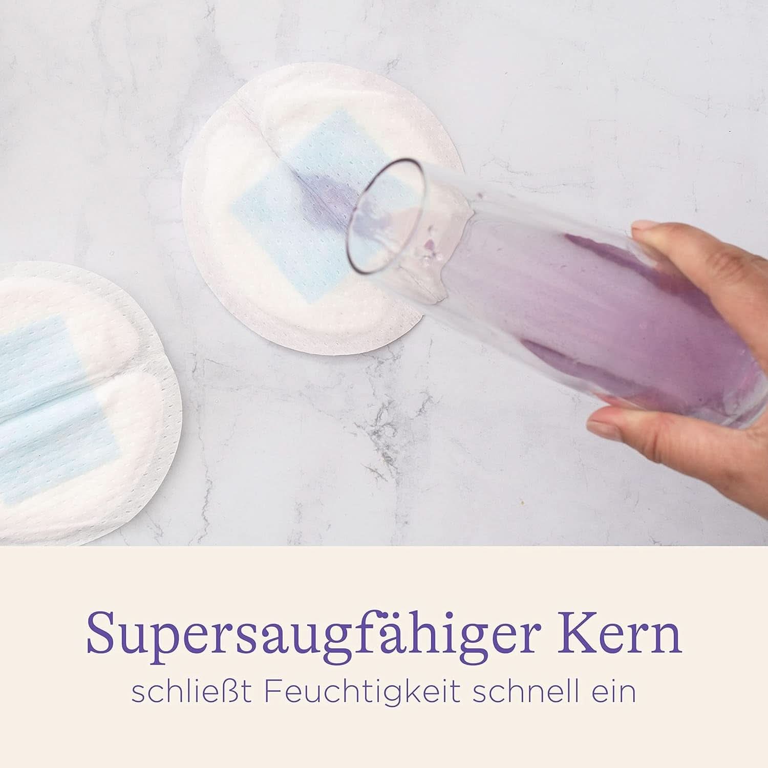 Lansinoh Stilleinlagen Blue Lock, 60 Stück Lebensmittel- und Stillzubehör Bebe Naty Shop