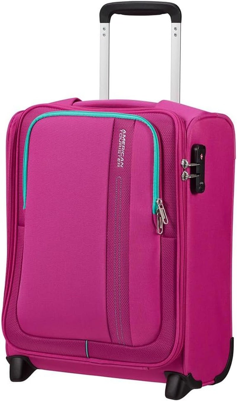 American Tourister Sea Seeker - Upright S, Bagaj de mână, 45 cm, 28L, Gri (Charcoal Grey) Bagaje și echipament de călătorie Naty Shop Trandafir (Fucsia închis) Upright S (45 Cm - 28 L)