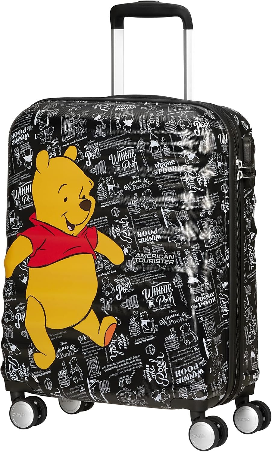 American Tourister Wavebreaker Disney - Spinner S, bagaje pentru copii, 55 cm, 36 L, multicolor (Donald Blue Kiss) - Naty Shop