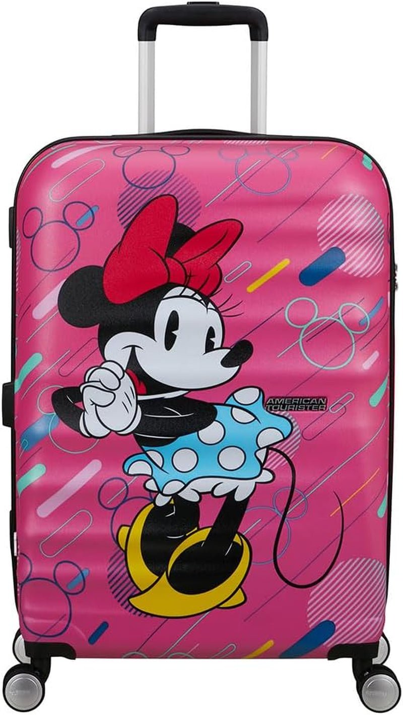 American Tourister Wavebreaker Disney - Spinner S, bagaje pentru copii, 55 cm, 36 L, multicolor (Donald Blue Kiss) - Naty Shop