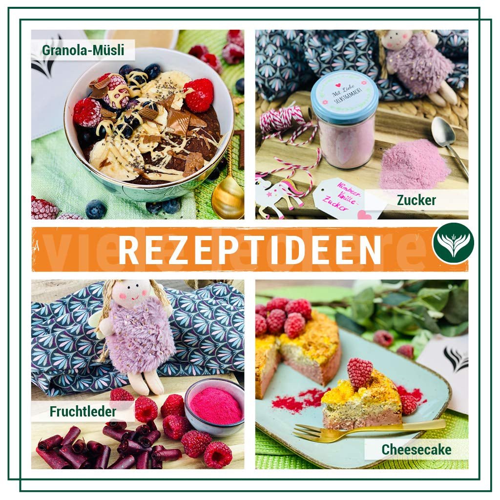 Azafran zmeură - bucăți de zmeură liofilizate 250g Produse deshidratate Naty Shop