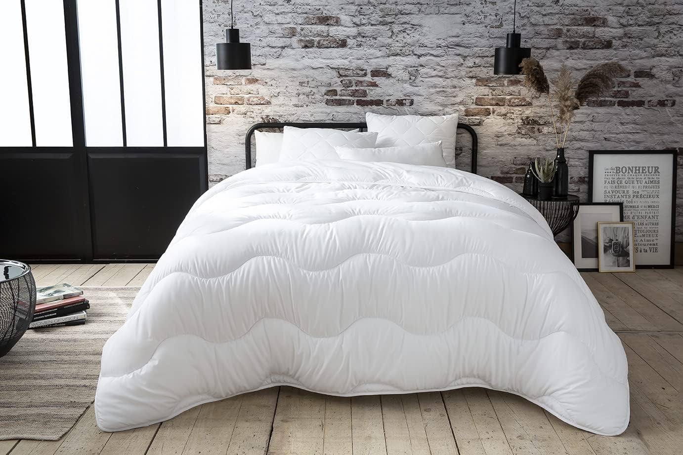 Plapumă Abeil, material: 100% microfibră, umplutură, Blanche, 260X240 Plapumi si pilote Naty Shop 260X240