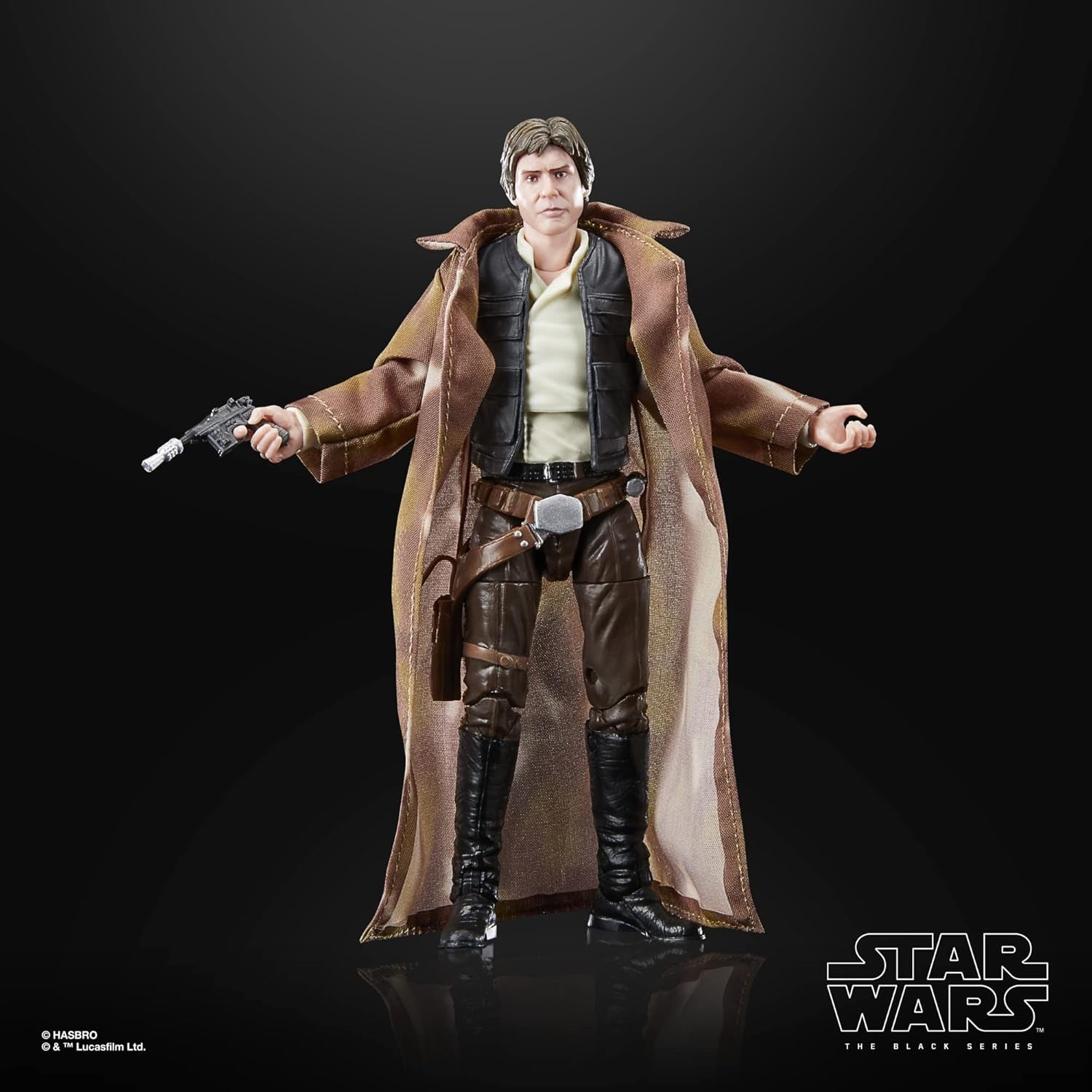 Star Wars Black Series Han Solo, 15 cm große Actionfigur Zu Wars: Die Rückkehr des Jedi-Ritters Actionfiguren Naty Shop