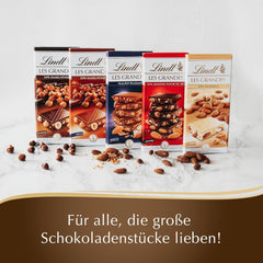 Lindt Chocolate Les Grandes Haselnussmilch, 150 Gramm Naty Shop Schokoladenbonbons