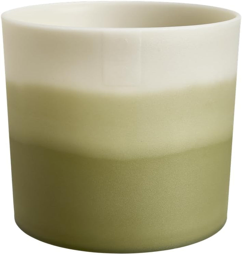 Ghiveci rotund elho Colour Gradient 16cm - pentru interior - 100% plastic reciclat - Ø 15.9 x H 14.7 - Verde/Verde bambus