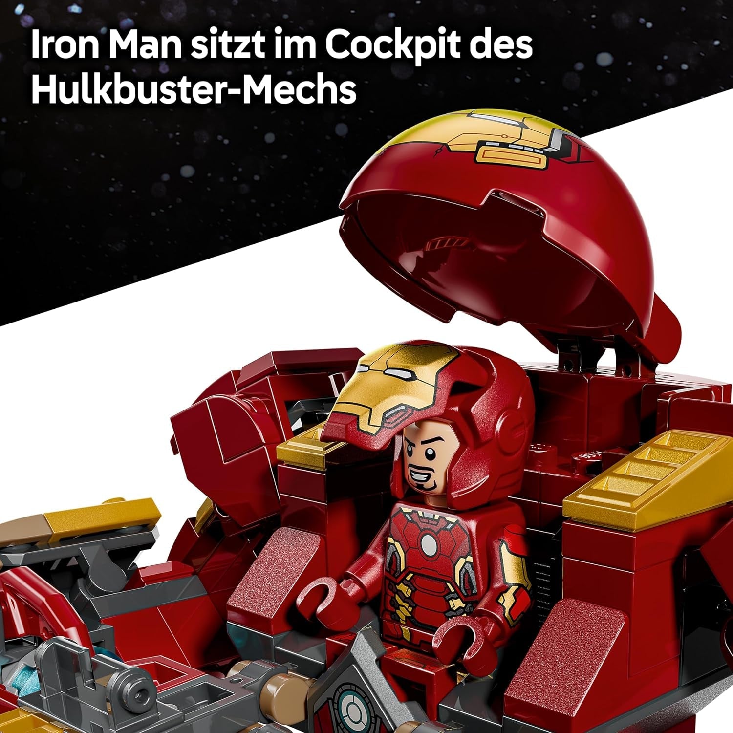 LEGO | Marvel Duell der Giganten: Hulkbuster vs. Hulk - Superhelden Spielzeug mit Actionfigur und 2 Minifiguren, darunter Iron Man - Avengers Geschenk für Jungen ab 9 Jahren, Mädchen und Fans - 76343
