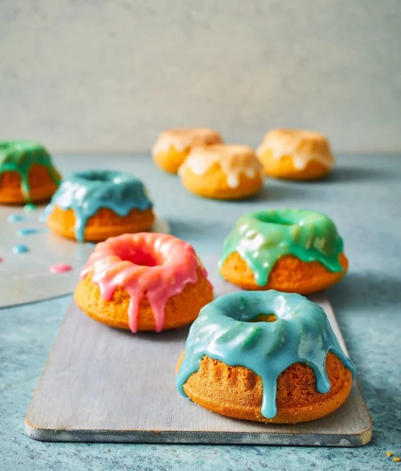 Colorant alimentar organic RUF roz vată de zahăr, cu sirop de agave pentru colorarea glazurii și pentru prăjituri decorative, fără gluten și vegan, 1 x 25g