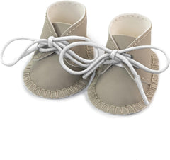 Miniland 31190 Zapatos Dolls 21cm Schuhe für Puppe, 21 cm, grau