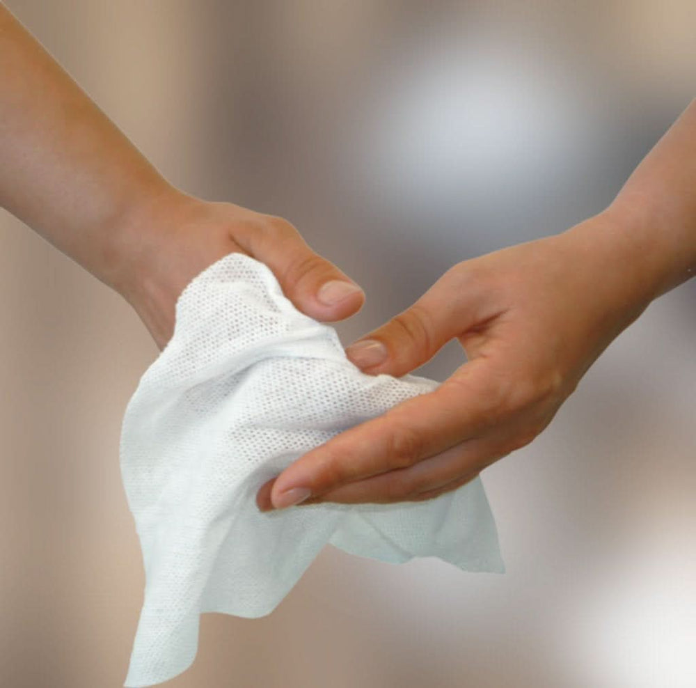 Citronella Reinigungstuch mit Flüssigkeit 50 Stück Baby-Feuchttücher Naty Shop