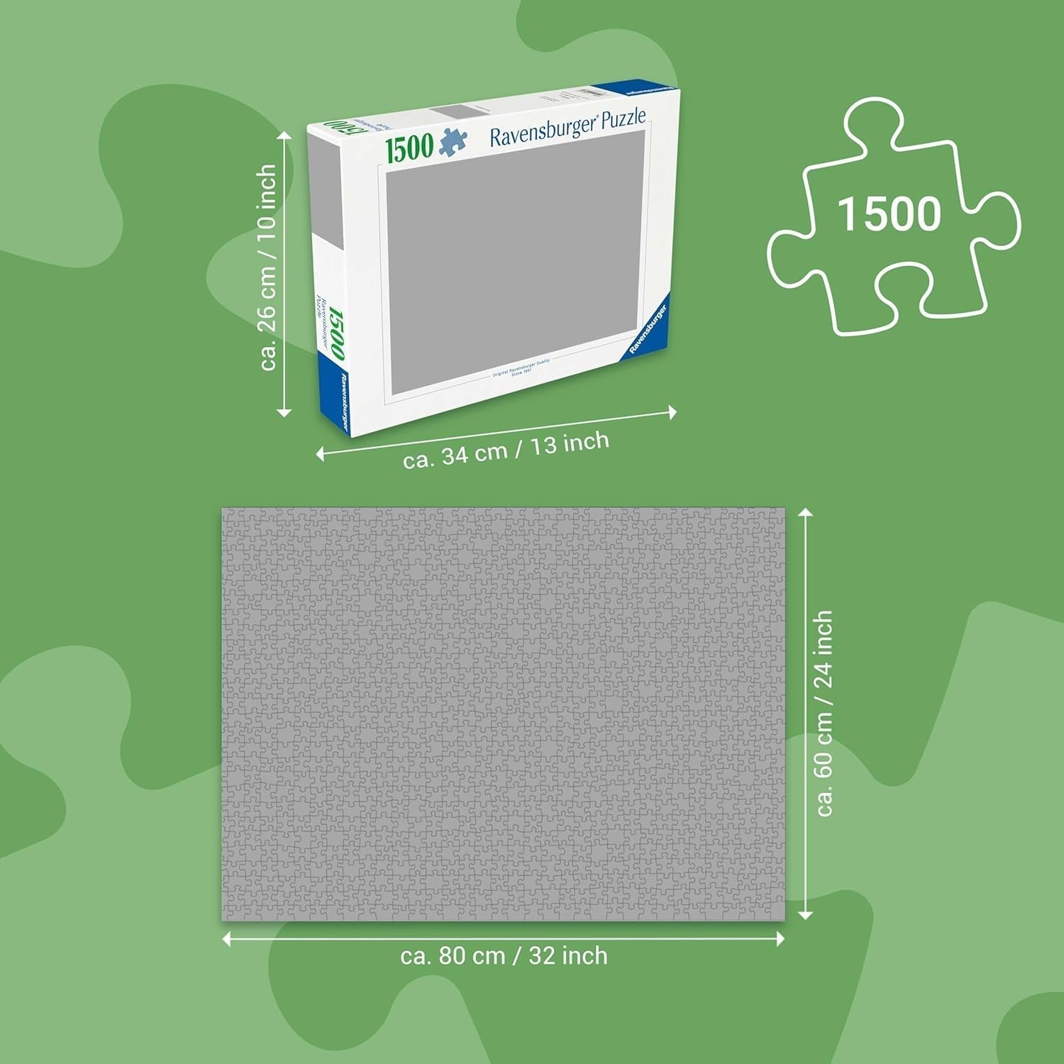 Ravensburger Puzzle 12000696 - Idilă la ochiul de apă - puzzle jigsaw de 1500 de piese pentru adulți și copii de peste 14 ani, puzzle cu motiv de tigru Puzzle Naty Shop