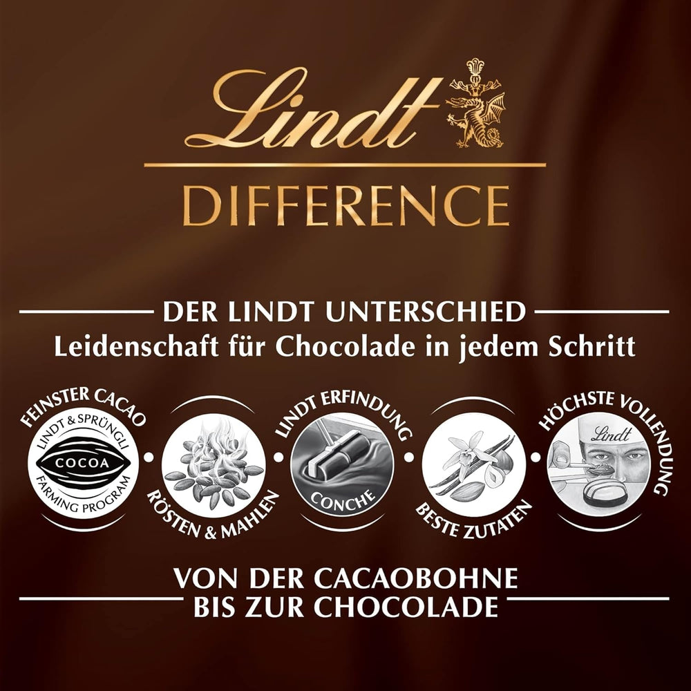 Lindt NUXOR Gianduja Cremige Milchschokolade mit gerösteten ganzen Haselnüssen, 103 Gramm Naty Shop Schokoladenbonbons