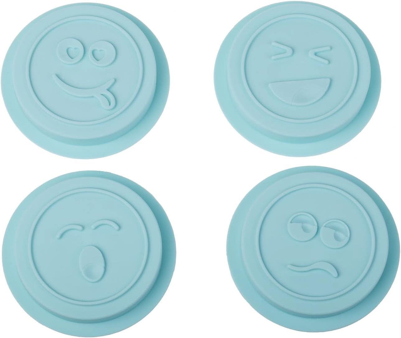 Silikomart 25.440.39.0069, Emoji-Ausstecher-Set, Ø73 MM Naty Shop Emoji