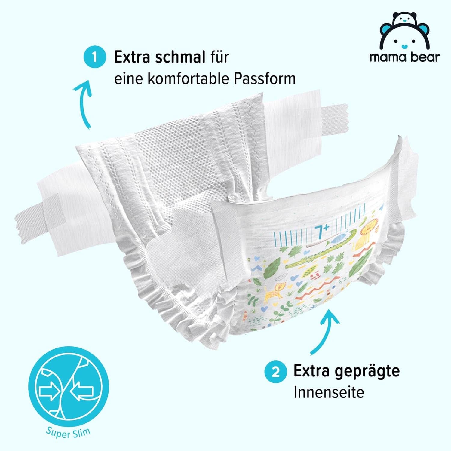Scutece Mama Bear Ultra Dry, diverse marimi si cantitati Mama si Copilul Naty Shop