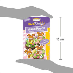 Günthart Backdecor Süße Hasen aus feiner weißer Schokolade Naty Shop Pralinen