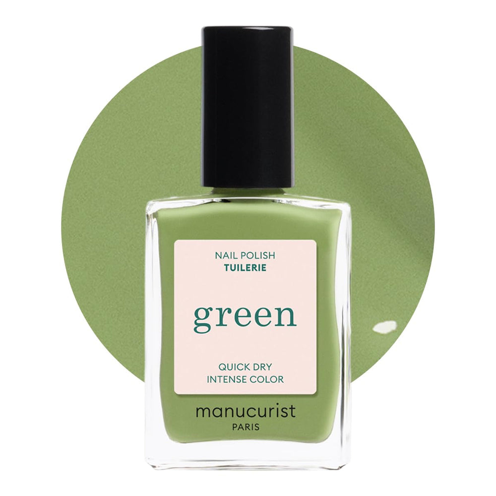 Manucurist Green - Oja Rosy Beige Shell Beige - Oja cu Uscare Rapidă - DIY Nails - Vegană 12-Free - Pe Bază de Plante - Oja - Fabricată în Franța