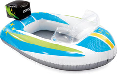 Intex Pool Cruiser - Scaun gonflabil pentru bebeluși/barcă de înot, modele asortate