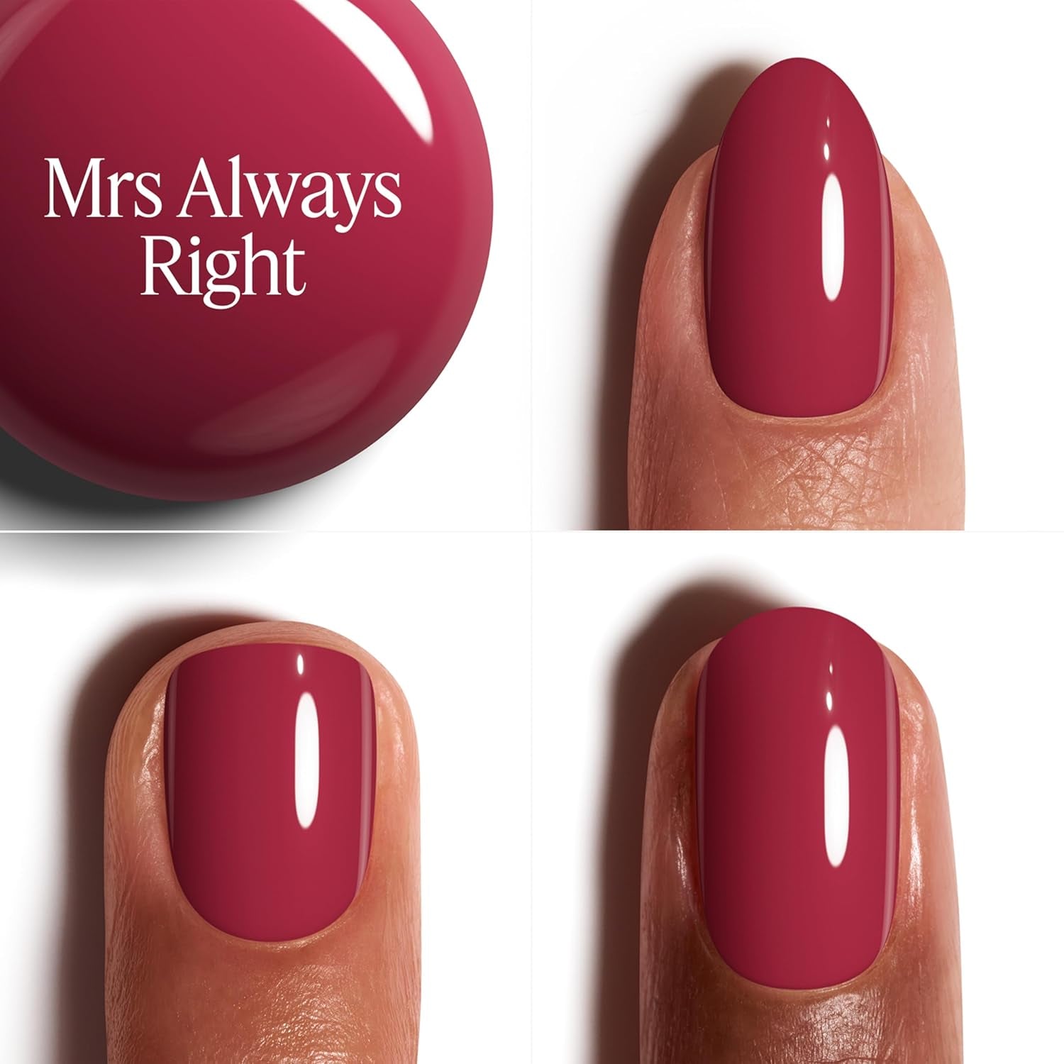 Essie Nagellack für farbintensive Fingernägel, Nr. 413 mrs always-right, Rot, 13,5 ml