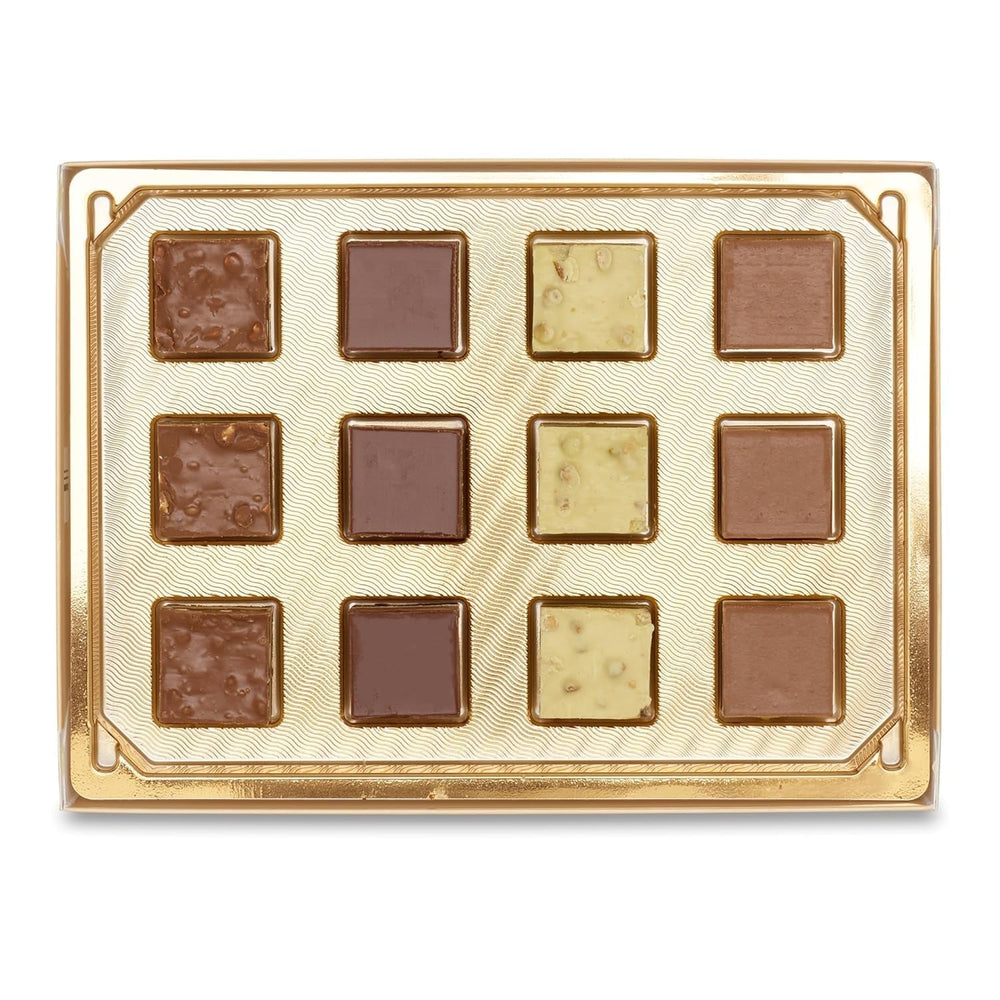 Lindt, Pralinenbox mit 12 Lebkuchenspezialitäten mit Mandeln, Haselnüssen und Pistazien, 125 Gramm Naty Shop