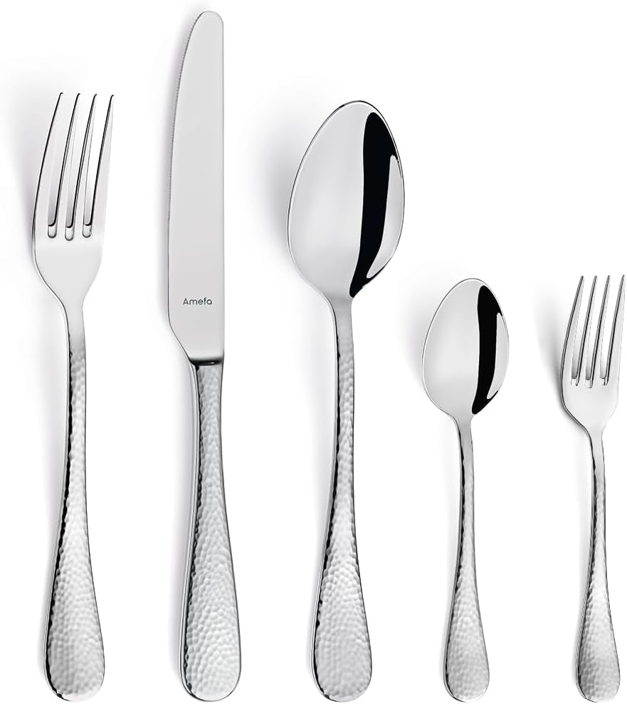 Amefa Sierra tacâmuri a stabilit 6 persoane | 24-părți Oțel inoxidabil 18/10 Bucatarie Naty Shop 30-Teilig / 6 Personen