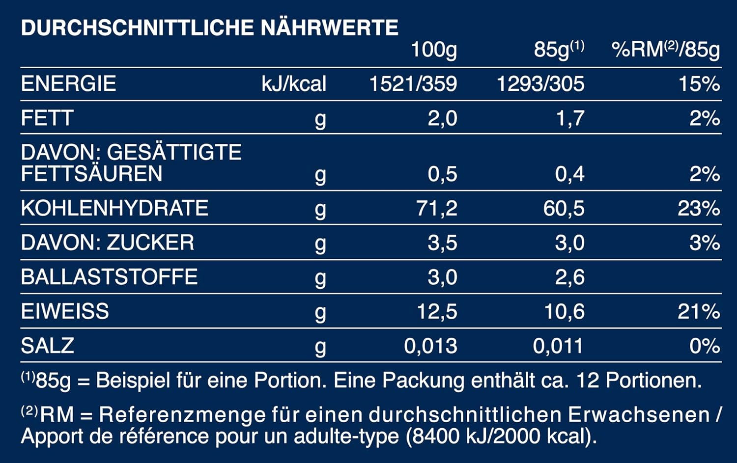 Barilla-Hartweizennudeln Maccheroni n. 44 – 1er-Packung (1x1kg)